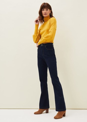 Phase Eight Aycacut Denim Jeans Indigo Canada | ODMULQ-897